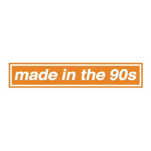 Made In the 90s Araba Stickeri 17x17 Cm Turuncu