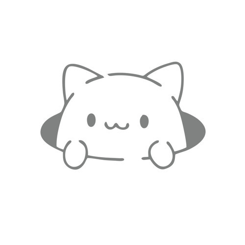 Kedi Araba Stickeri 17x17 Cm Gri