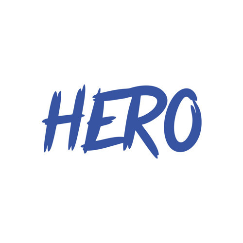 Hero Araba Sticker 17x17 Cm Mavi