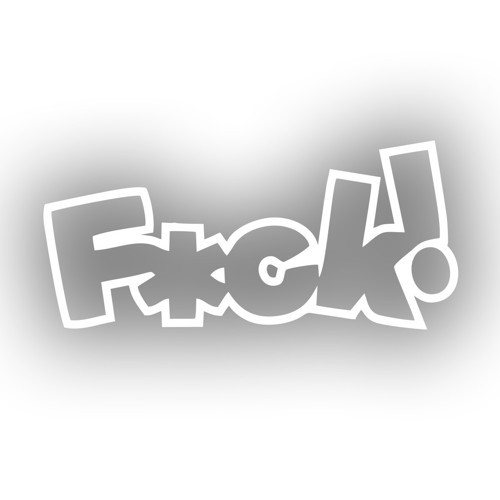 F*ck Araba Sticker 17x17 Cm Beyaz