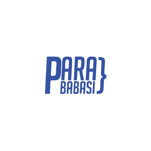 Para Babası Araba Sticker 17x17 Cm Mavi