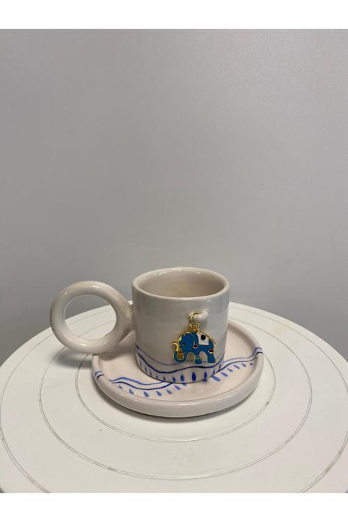 Fil Charm İkili Fincan Takımı