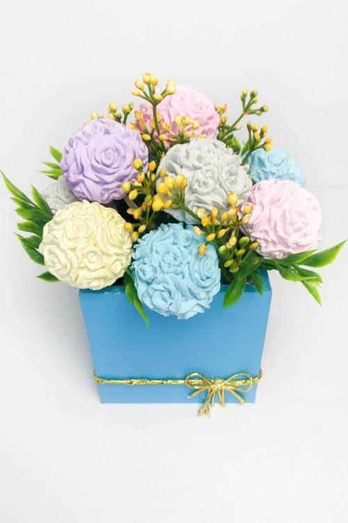 Renkli Düşler Kokulu Taş Aranjmanı, Canlı Ve Şık Ev Dekoru Seçeneği