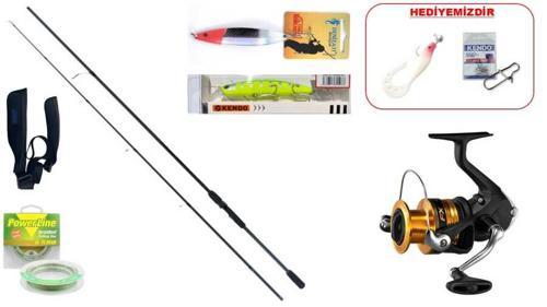 Remixon Double Black 270 cm 20–40 gr & Shimano FX C 3000 FC Spin Seti