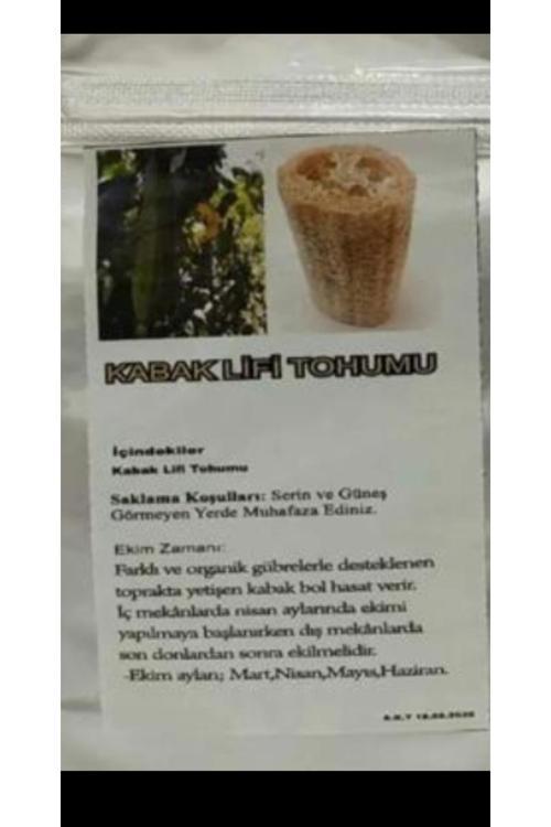 Kabak Lifi Tohumu 10 Adet