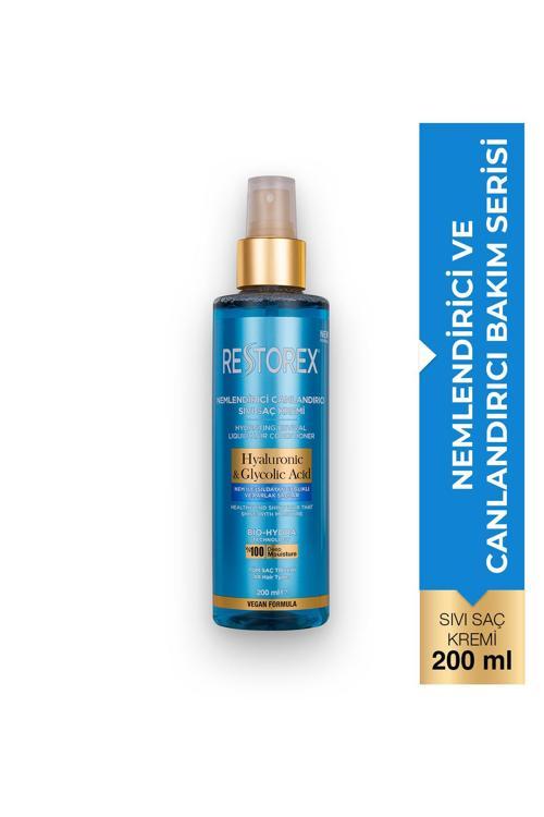 Hydra Nemlendirici Canlandırıcı Bakım Sıvı Saç Kremi 200 Ml - Hyaluronik Asit Glikoik Asit Sülfatsız