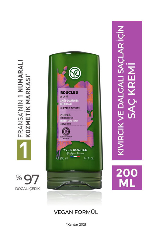 Bukle Belirginleştirici Saç Kremi - Kıvırcık ve Dalgalı Saçlar - Boucle -Vegan -200ml