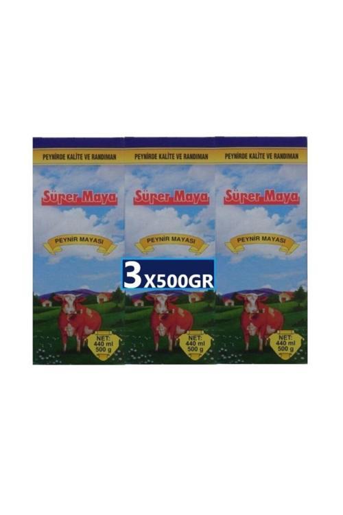 Süper (3x500gr) Peynir Mayası Set Inf.