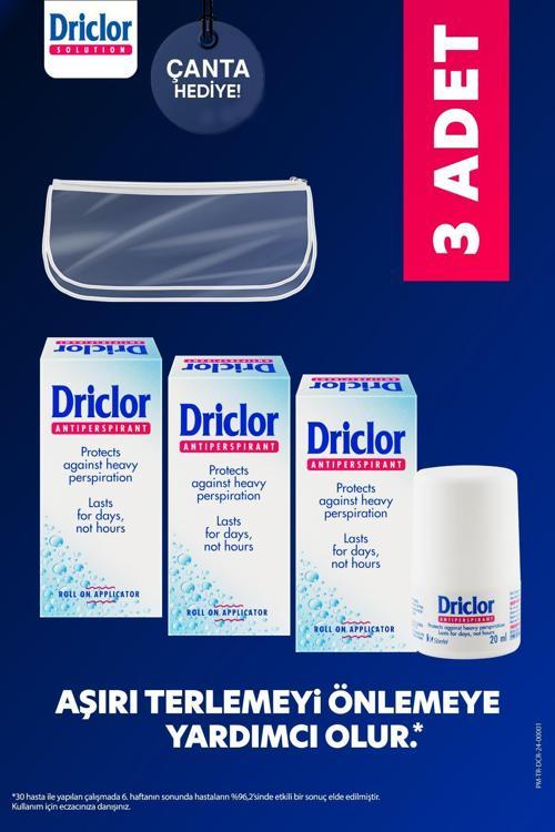 Aşırı Terleme Önleyici Antiperspirant Roll-on 20ml X3 Çanta Hediye
