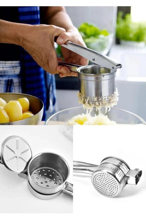 Patates Presi, Paslanamaz Çelik Meyve Ezici/ Püre Yapma İmkanı