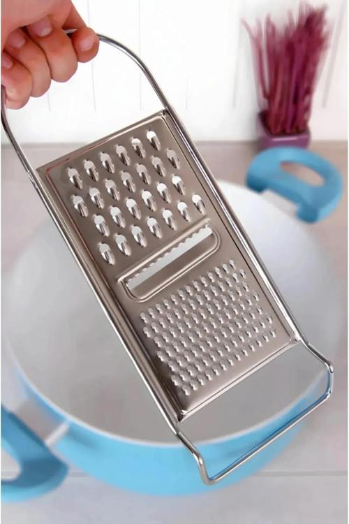 Tel Rende Paslanmaz Çelik A Kalite Lüks Pratik Kaşar Rendesi