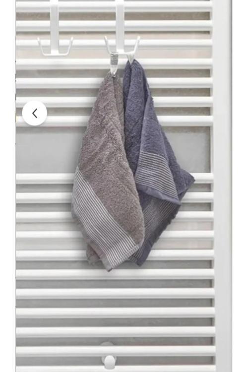 1 Adet Havlupan Duşakabin Askısı, Petek Banyo Mutfak Kancalı Havlu Bornoz Askısı