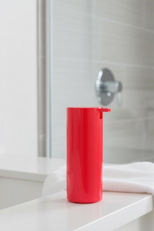 Soft Pembe Şeffaf Akrilik Sıvı Sabunluk 250 ml