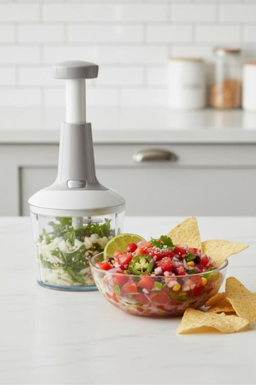 Basmali El Rondosu Sebze Meyve Doğrayıcı 1 Lt 2 Parça