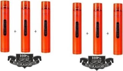 Ultra Strong Saç Spreyi 400 ml Turuncu 6 Adet