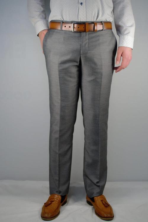 Erkek Füme Slim Lınens Kumaş Pantolon