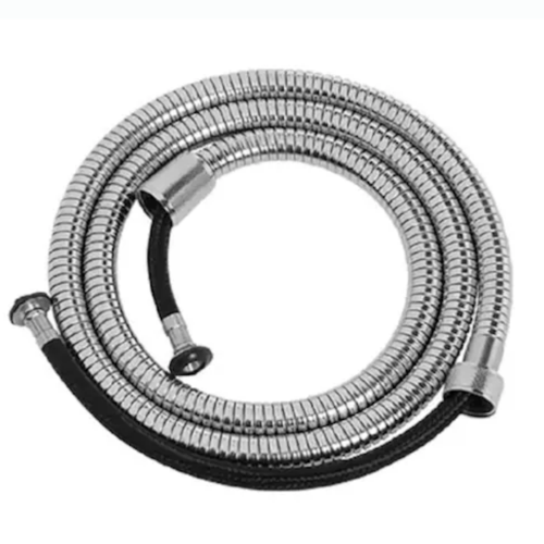 Spiral Duş Hortumu Örgülü,Çelik Örgülü Duş Hortumu Somunlu -360° Döner-Kıvrılmaz  kaliteli 150cm