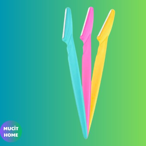 Kaş Düzeltici Renkli Ustura 3'lü Çelik Set