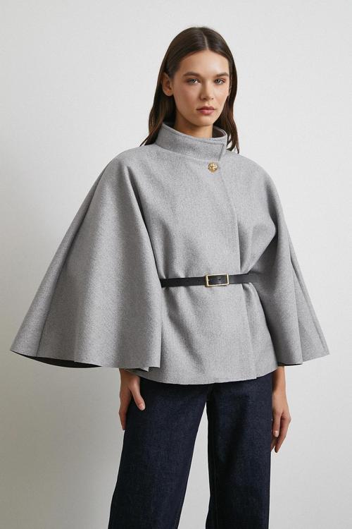 Kemer Kaşe Panço Gri