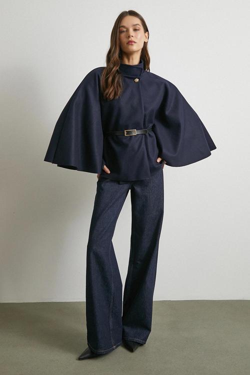 Kemer Kaşe Panço Lacivert