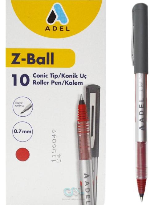 Roller Kalem Z-Ball Konik Kırmızı 2214000018000 (10 Lu Paket)
