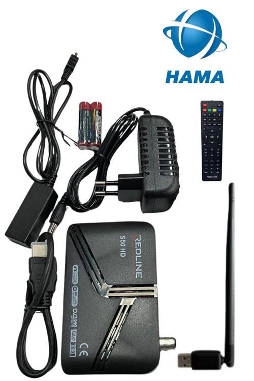 -HAMA redline WİFİ DAHİL ÇANAKLI ÇANAKSIZ FULL HD UYDU ALICISI