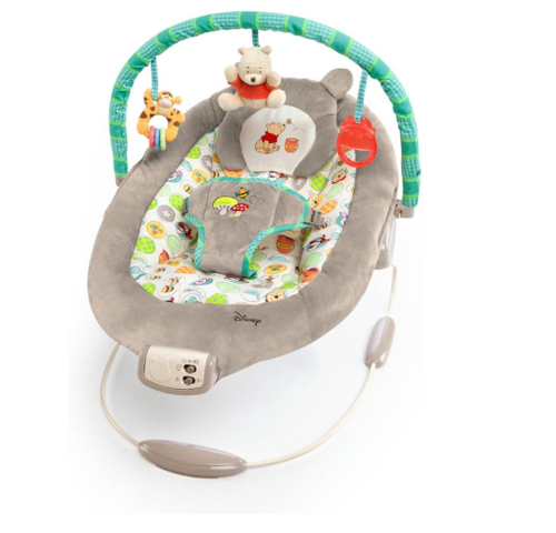 Winnie The Pooh Dots & Hunny Pots Sallanan Bebek Titreşimli Ana Kucağı
