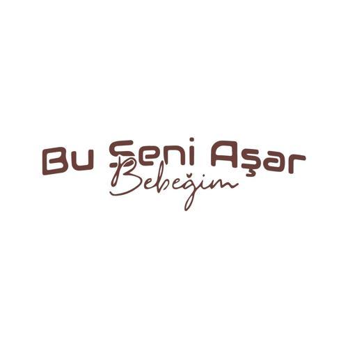 Bu Seni Aşar Bebeğim Sticker 17x17 Cm Kahverengi