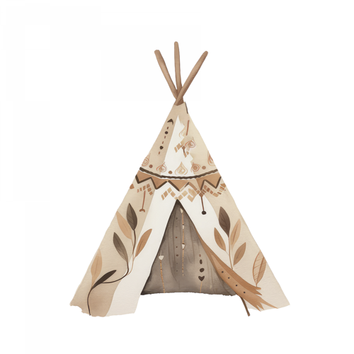 Bohem Çadır Duvar Stickerı