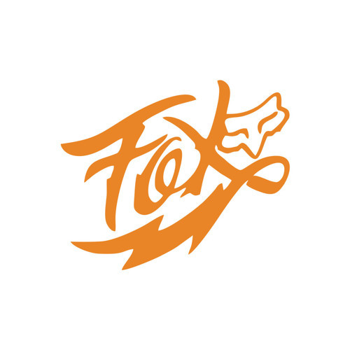Fox Tilki Sticker 17x17 Cm Turuncu