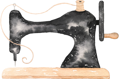 Dikiş Makinesi Duvar Stickerı