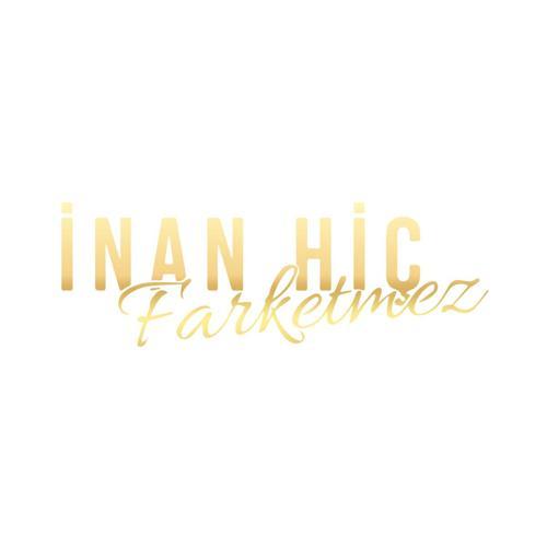 İnan Hiç Fark Etmez Sticker 17x17 Cm Gold