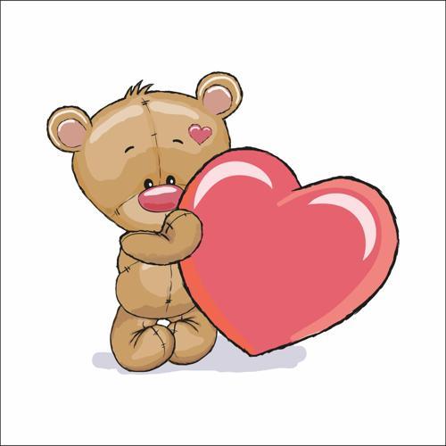 Kalpli Ayıcık ÇocukOdası Stikcer