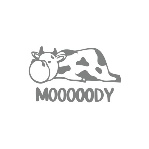Moody Sticker 17x17 Cm Gri