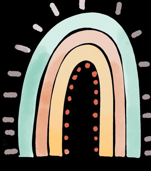 Parlayan Pastel Gökkuşağı