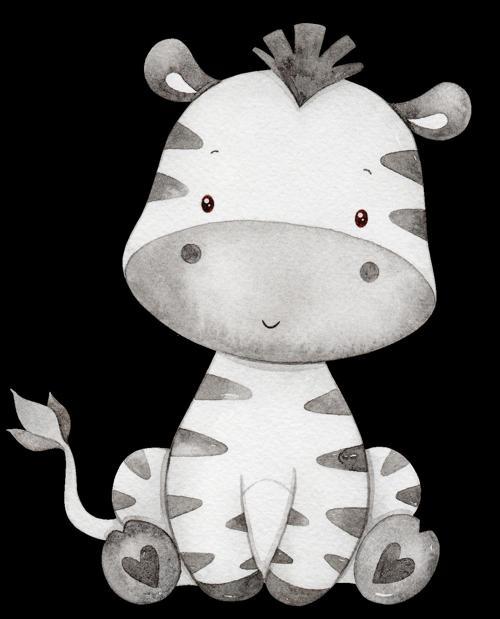 Oturan Zebra Duvar Stickerı