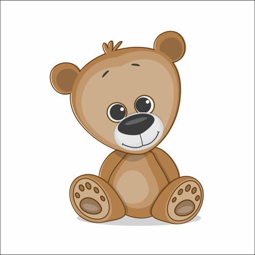 Sevimli Ayıcık Sticker