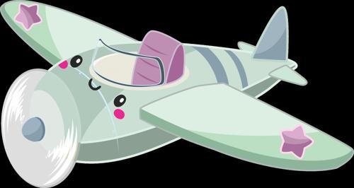 Şirin Uçak Duvar Stickerı