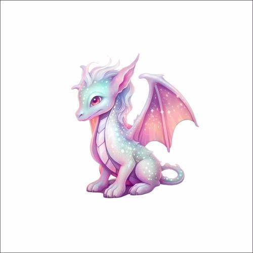 Sevimli Ejder Sticker 11