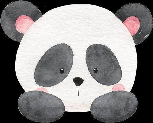 Panda Kafası Duvar Stickerı