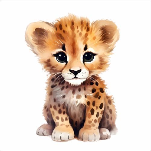 Sevimli Kaplan Sticker 1