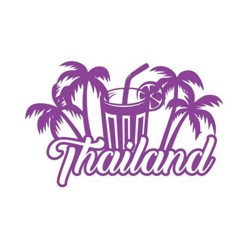 Thailand Sticker 17x17 Cm Mor