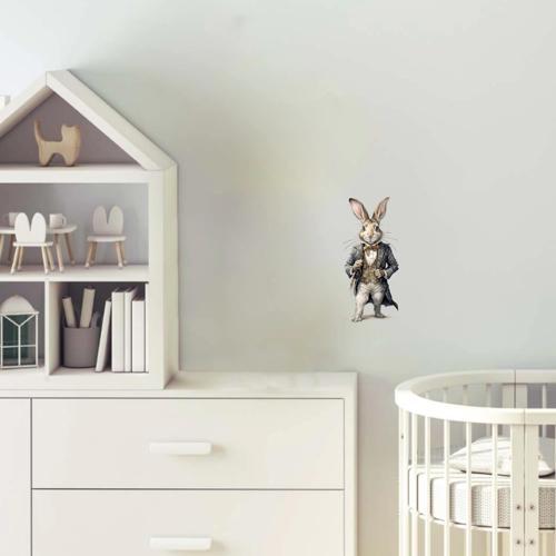 Smokinli Tavşan Duvar Stickerı