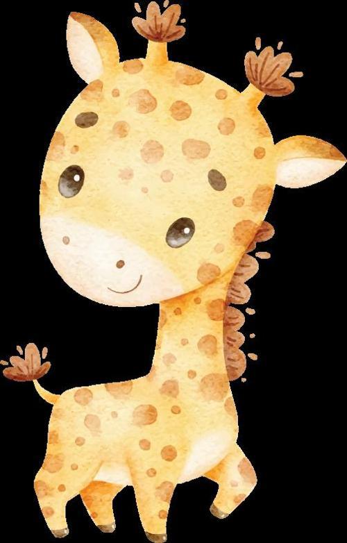 Zürafa Duvar Stickerı