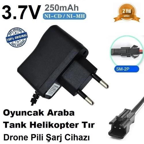 3.7V Oyuncak Araba Drone Helikopter Yat Tank Pili Şarj Cihazı 