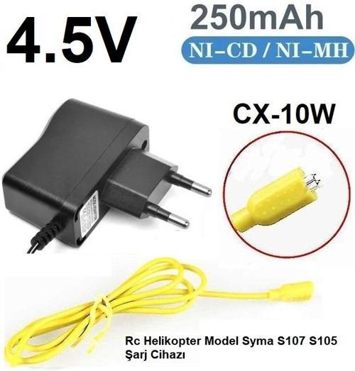4.5V CX-10W Rc Helikopter için Syma S107 S105 220 Şarj Cihazı