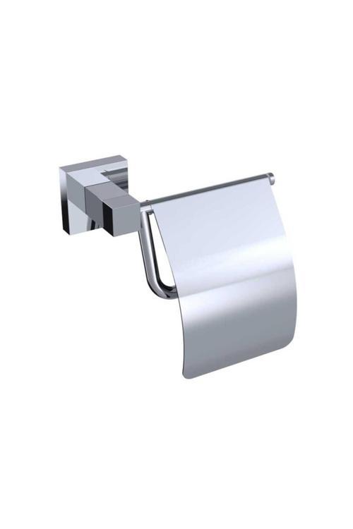 Q1 Kapaklı Tuvalet Kağıtlık Krom