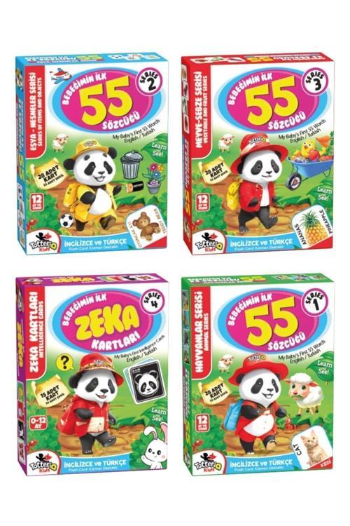 Bebeğimin İlk Zeka Kartları 4.Lü Efsane Set Eğitici Oyuncaklar