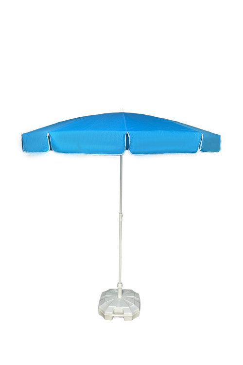 Balkon, Havuz, Plaj Şemsiyesi Kalın Polyester Kumaş 10 Telli Eğilebilir Çantalı (Bidon Hariç)