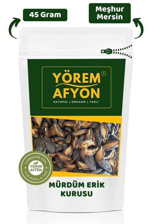 Mersin Yöresinden %100 Meyve Glütensiz Dilimlenmiş Mürdüm Erik Kurusu {Prunus Domestica} | 45Gr.